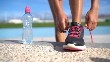 Female Runner Feet - Women Fitness